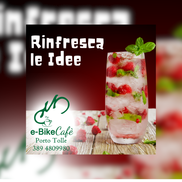 Rinfresca le idee da e-Bike Cafè, pausa ideale prima di avventurarti nel Delta del Po